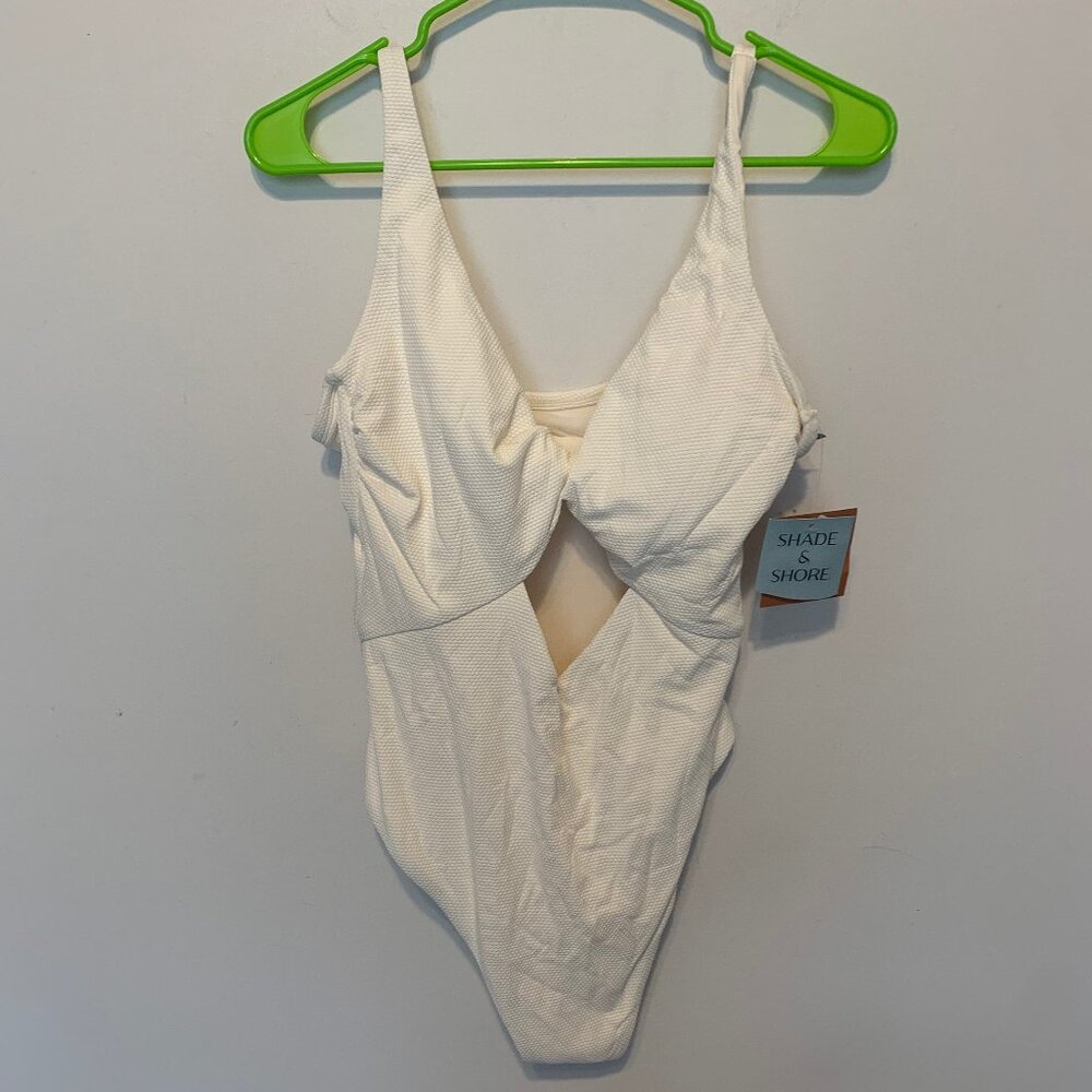 Shade & Shore White One Piece Swimsuit